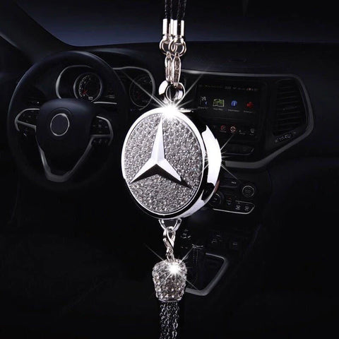 Car Logo Perfume Pendant with Diamonds