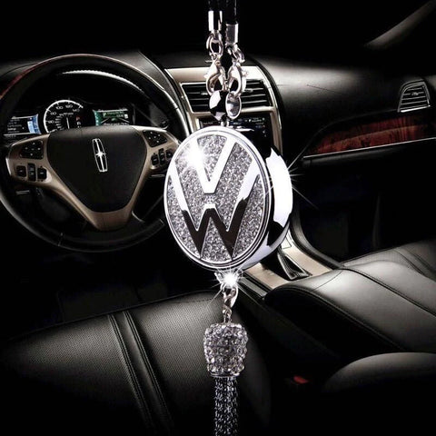 Car Logo Perfume Pendant with Diamonds