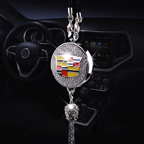 Car Logo Perfume Pendant with Diamonds