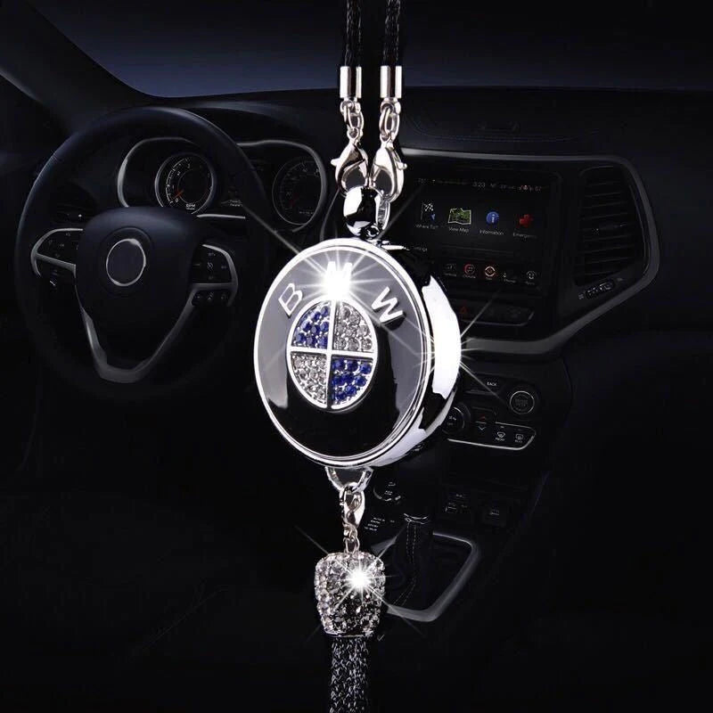 Car Logo Perfume Pendant with Diamonds